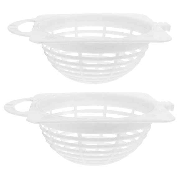 LITINKIMI 2Pcs Dove Nesting Boxes For Cockatiels Made Of Plastic White Natural Design Ideal For Indoor Use