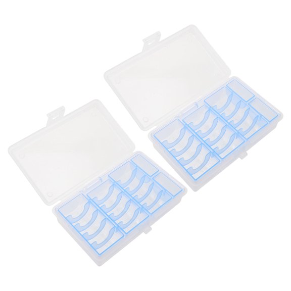 LITINKIMI Durable Sky-Blue Coin Organizer Trays, Efficient Sorting, 2Pcs
