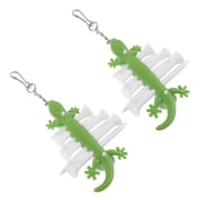 LITINKIMI Golf Tee Holder, Silicone Belt Clip, Light Green, Easy Access, Secure Attachment, 2Pcs