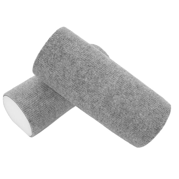LITINKIMI 2Pcs Grey Wall Mounted Cat Scratch Poles No Drill Space Saving Vertical Climber