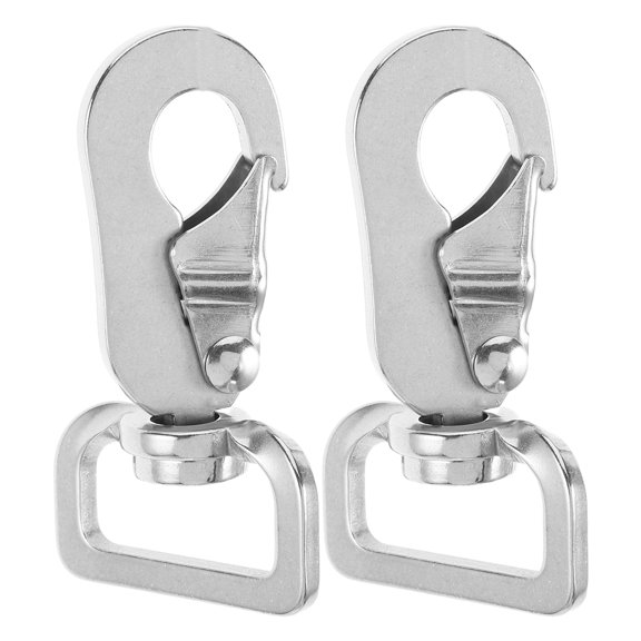 LITINKIMI 2Pcs Heavy Duty Stainless Steel Rotating Spring Hook with Quickrelease Trigger Lever for Reins