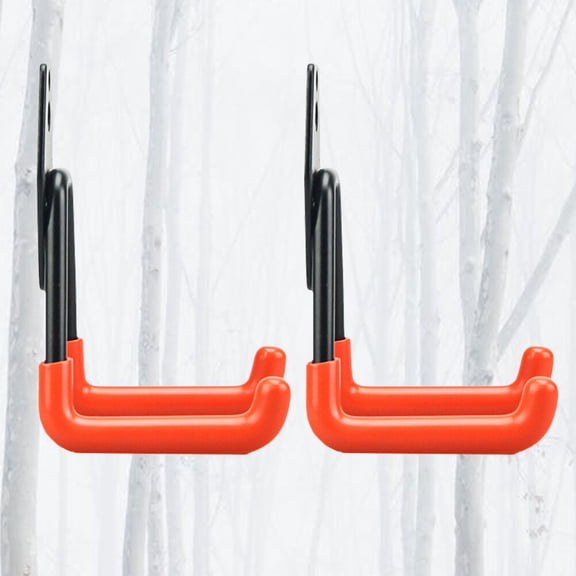 LITINKIMI Set of 2 Heavy Duty Storage Hooks with Plastic Coating for Garage, Garden, and Tool Organization
