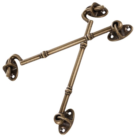 LITINKIMI 2Pcs Indoor Door Hook Latch Lock Sturdy Brass Hardware Easy Install Multipurpose Use