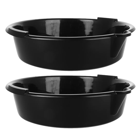 LITINKIMI 2Pcs Large Oil Drip Pan Made from Durable Plastic for Auto Oil Change and Spill Prevention