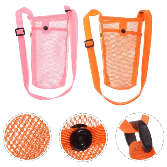 LITINKIMI 2Pcs Lightweight Water Bottle Sling Carrier with Protective Sleeve Adjustable Shoulder Strap for Hiking
