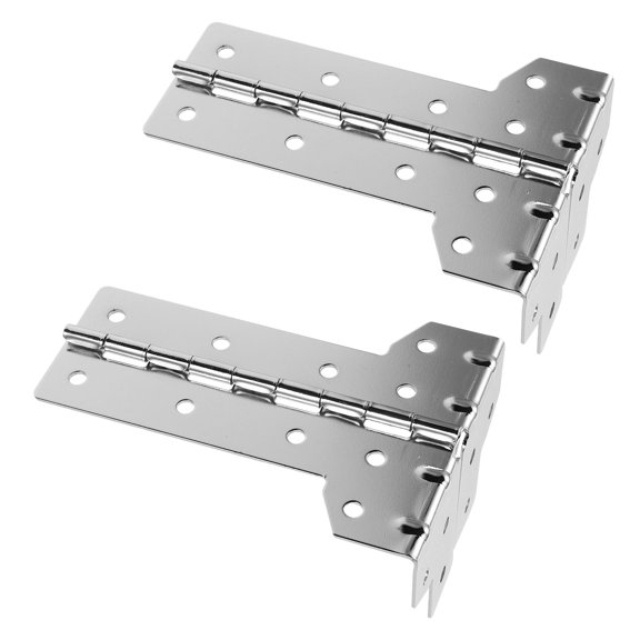 LITINKIMI 2Pcs Lshaped Flight Case Wrap Around Hinge for Road Case with Impact Absorption and Smooth Operation