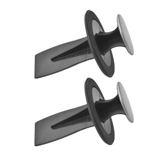 LITINKIMI Kitchen Sink Stopper for Garbage Disposal, Black, Durable Stainless Steel, Sealing Mechanism, 2Pcs