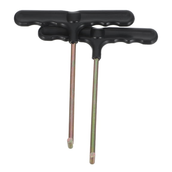 LITINKIMI 2-Pack Steel Shaft T-Handle Spring Installer Tool for Trampoline Assembly and Backyard Setup