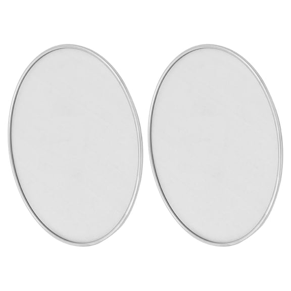 LITINKIMI 2Pcs Universal Fit Mesh Splatter Screen Stainless Steel Frying Pan Cover Plated Silver