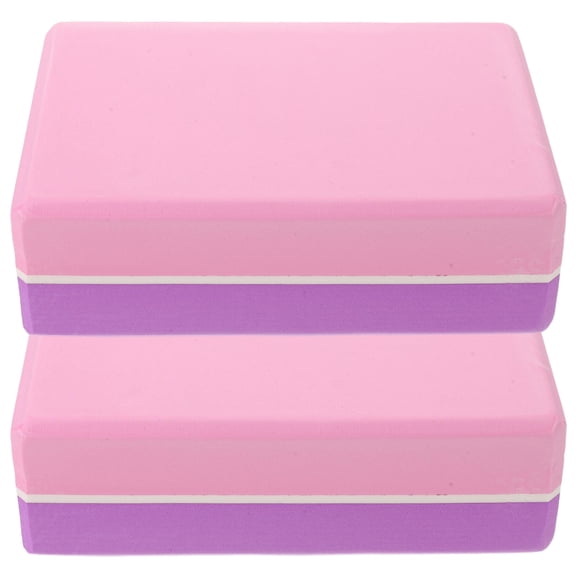 LITINKIMI 2Pcs Yoga Blocks for Home Workouts Lightweight Foam for Pilates and Dance Stretching