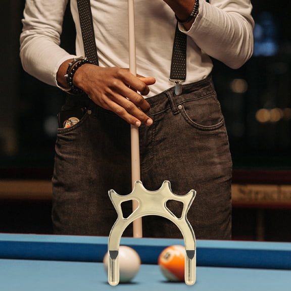 LITINKIMI 2pcs Billiards Cue Holders Cross-shape Stable Structure Assorted Color Non-slip Design for Players
