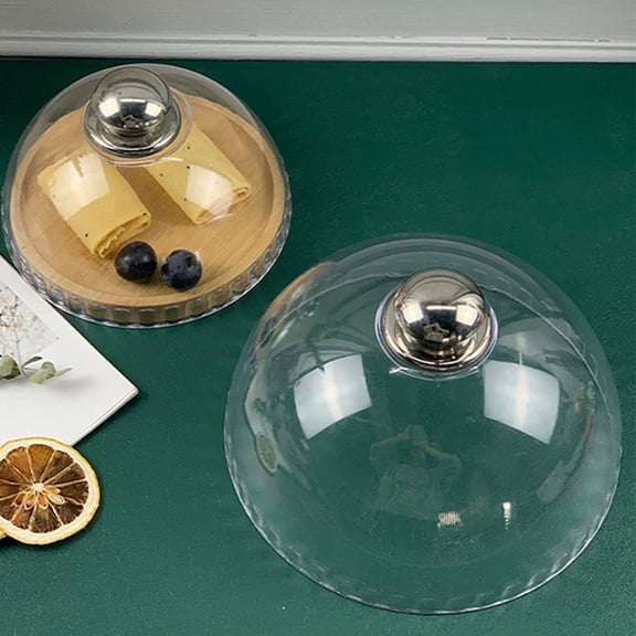LITINKIMI 2pcs Dome Cake Cover Transparent PS Material for Catering Display