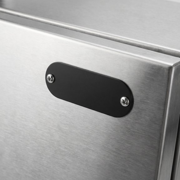 LITINKIMI 30Pcs Aluminum Engravable Name Plates for Craft Use with Sleek Glossy Surface