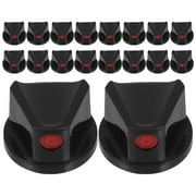 LITINKIMI 35pcs Universal Spray Paint Caps Black Abs Nozzle Tips for Cans