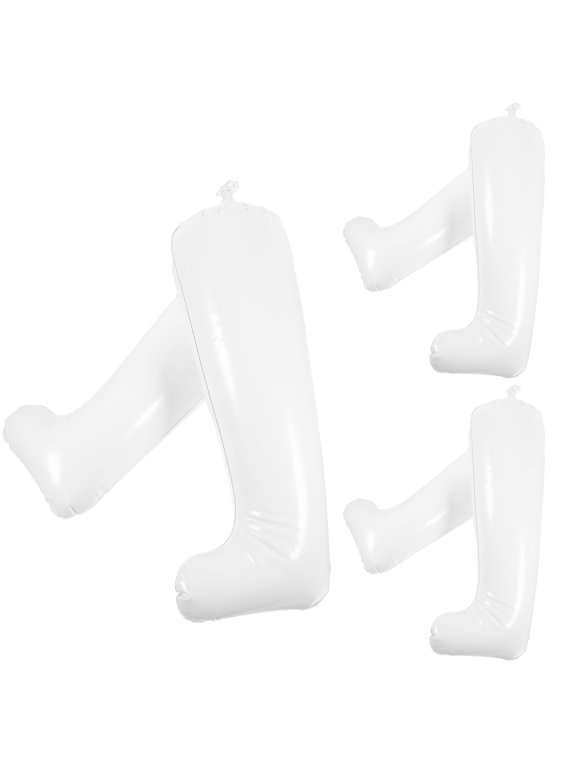 White Boot Shaper Inflatable, Long Boot Support, Lightweight and Easy Carry, 3Pairs