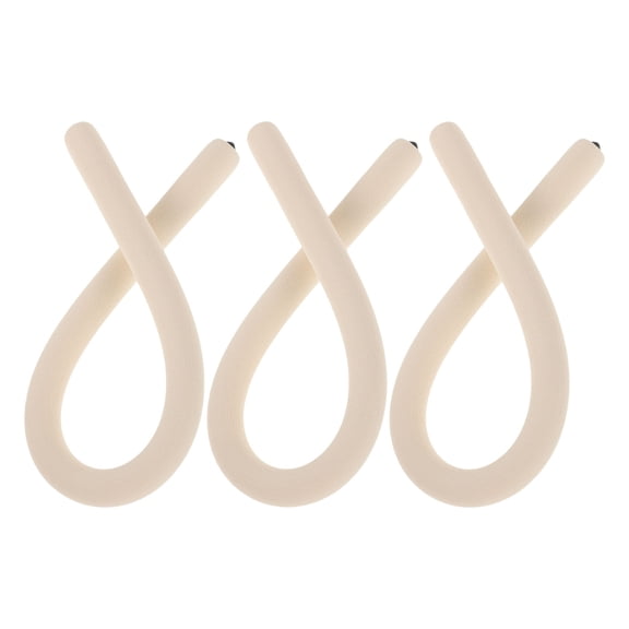 LITINKIMI 3Pcs Flexible Beige S Hooks for Hanging Clothes Bags and Kitchen Utensils