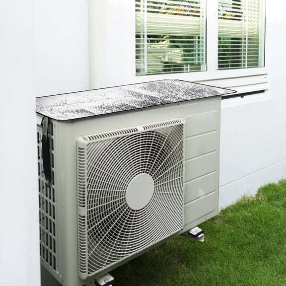 LITINKIMI 37x18in Mini Split Air Conditioner Cover Silver, 3 Pcs for Units