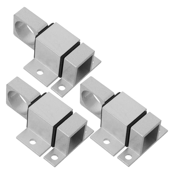 LITINKIMI 3-Pack Plated Aluminum Automatic Spring Plunger Locks with Quiet Self-Locking for Shed Doors and