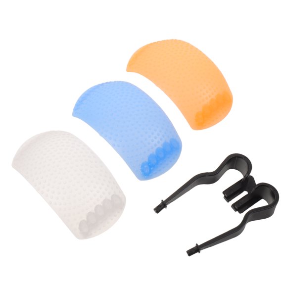 LITINKIMI 3Pcs Portable Clip on Flash Diffusers for Dslr Cameras with Soft Light Enhancement