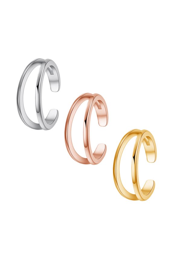 3Pcs Rings for Toes White Adjustable Toe Rings Accessory