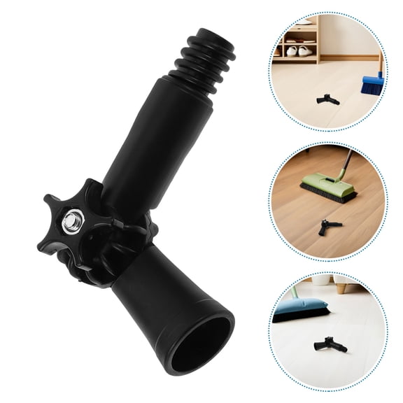 LITINKIMI 3Pcs Universal Extension Pole Angle Adapter for Mop Poles Paint Rollers and Dusters Black
