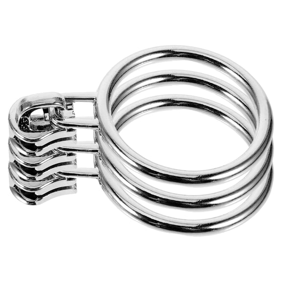 LITINKIMI 3pcs Use Zipper Pulls Zinc Alloy Silver Replacement for Clothing DIY