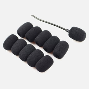 LITINKIMI Black Sponge Microphone Covers - , Practical Mic Accessories for Clear Sound and Noise Reduction