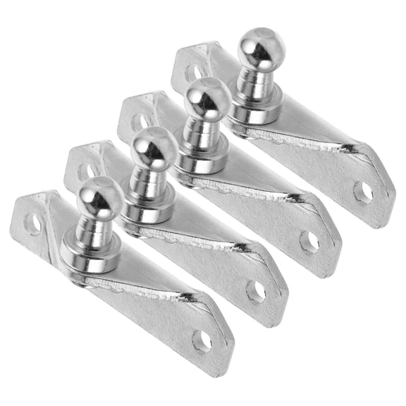 LITINKIMI 4Pcs Adjustable Strut Bracket Metal Silver for Cabinets Cushioning Support