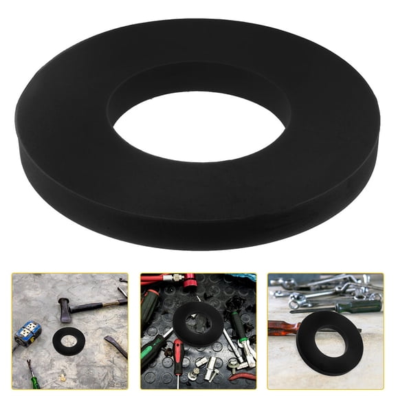 LITINKIMI 4Pcs Automotive Shock Absorption Rings Black Rubber Buffer Cushions for Car Use