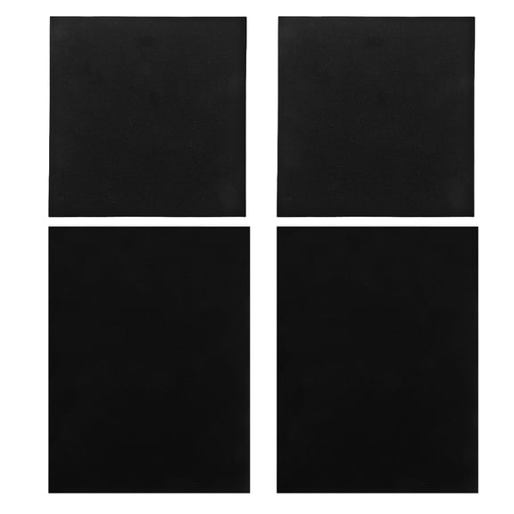 LITINKIMI 4Pcs Black Foam Packing Sheets Grid Insert Cushioning Liner for Packaging and Shipping