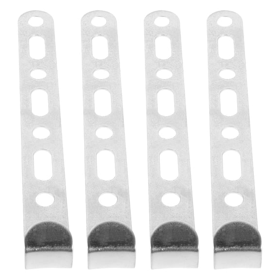 LITINKIMI 4-Pack Aluminum Alloy Car Intake Support Brackets with Soft Clamps for Secure and Stable Fit