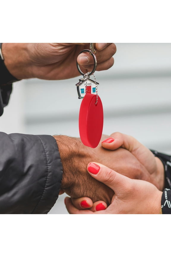 4-Pack Floating Key Holders for Boating, Water Sports with Bright Assorted Colors and Secure Grip