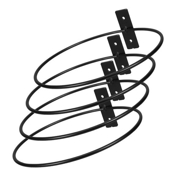 LITINKIMI 4Pcs Durable Metal Wall Mounted Pot Rack Weather Resistant Flower Pot Hangers