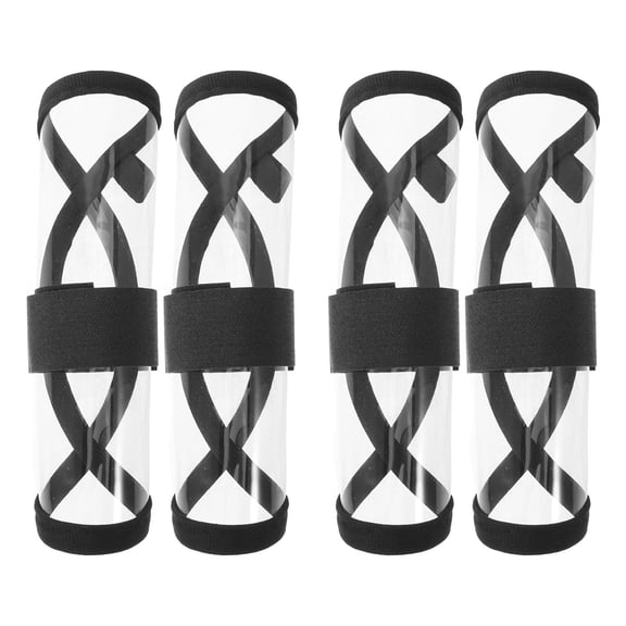 LITINKIMI 4Pcs Fishing Lure Storage Bag Clear Bait Keeper Hook Protector Wraps for Fishing Gear