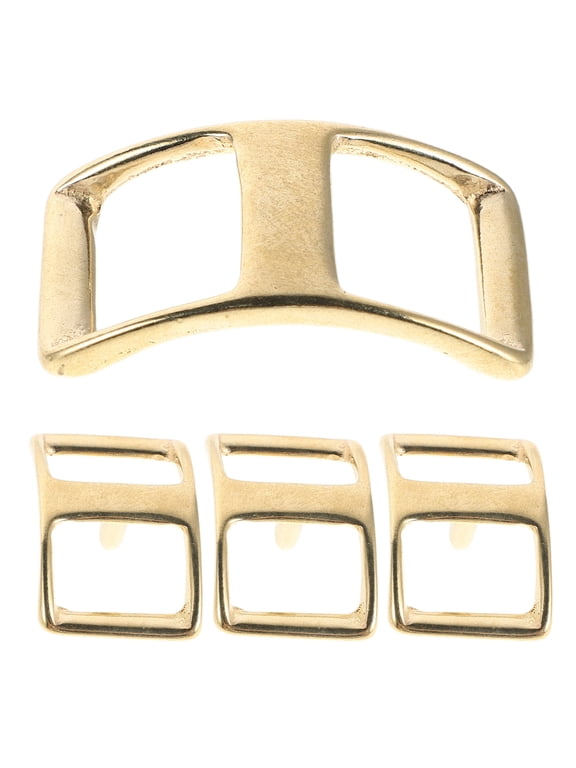 Copper Slide Buckles Golden Adjustable Metal Clips for DIY Bags