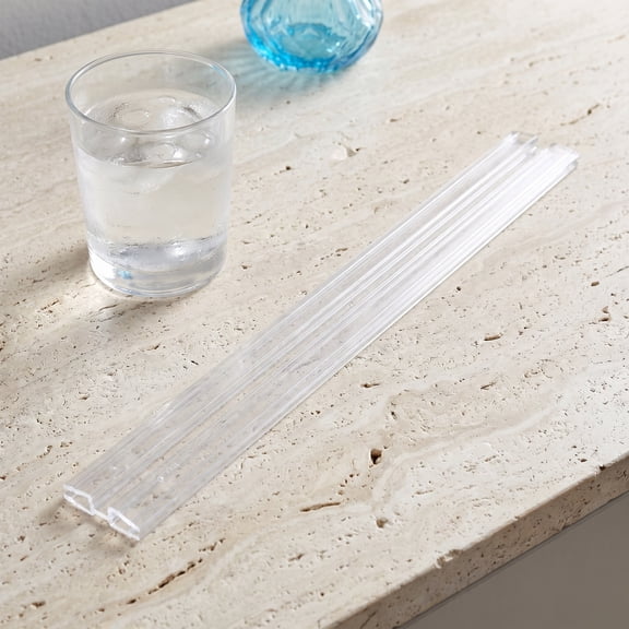 LITINKIMI 4Pcs Heavy Duty Clear Acrylic Piano Hinge for Cabinet Aquarium Lid and Display Case