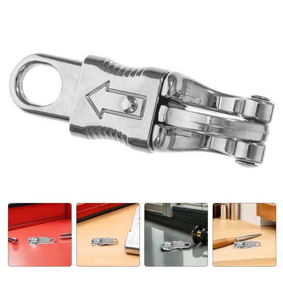 LITINKIMI 4Pcs Metal Swivel Snap Hook Quick Release Clips for Outdoor Sports and Riding Accessories