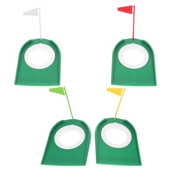LITINKIMI 4Pcs Portable Golf Putting Cup Training Aid for Accurate Shot Alignment and Practice