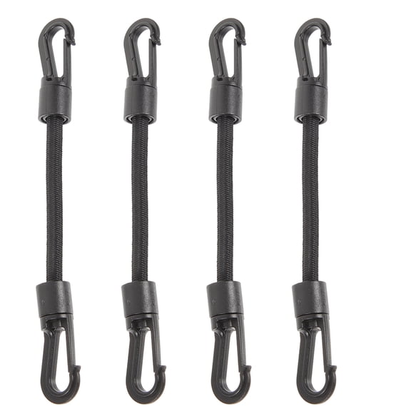 LITINKIMI 4Pcs Small Buckle Strap with Elastic Hook for Outdoor Activities and Emergency Fixation