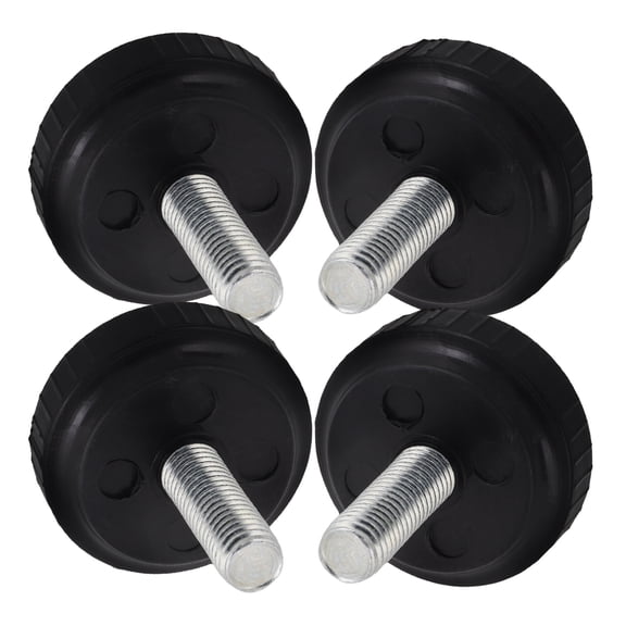 LITINKIMI 4Pcs Thumb Screw Fasteners for Gym Equipment Durable Black Exercise Machine Accessories