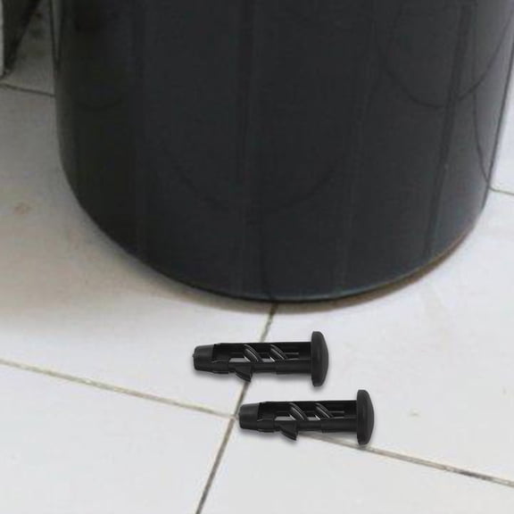 LITINKIMI 4Pcs Trash Can Lid Lock Black Wheeled Bin Lid Pins for Universal Outdoor Garbage Cans