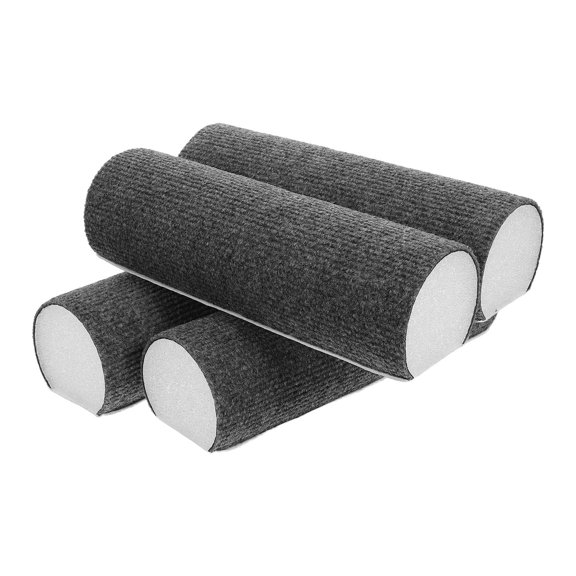 LITINKIMI 4Pcs Wall Mounted Cat Scratching Posts Grey Self Adhesive Climbing Stick for Home Use