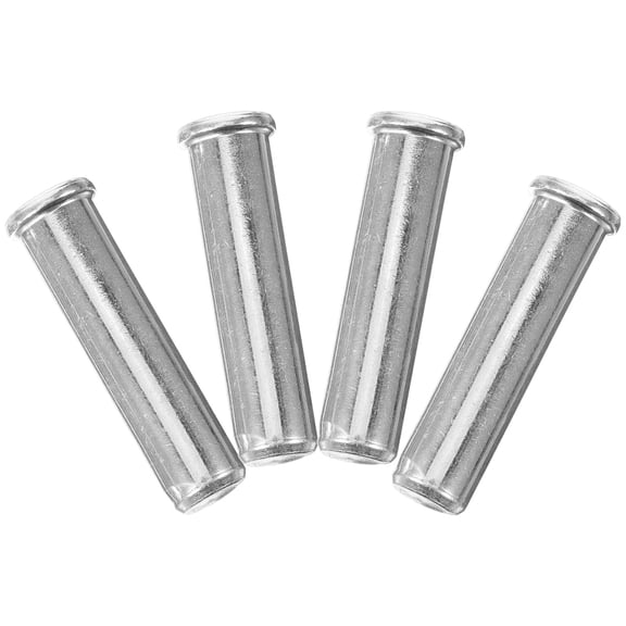 LITINKIMI 4Pcs Weighted Jumping Rope Blocks Plated Silver Metal Adjustable Compatible with Steel Wire