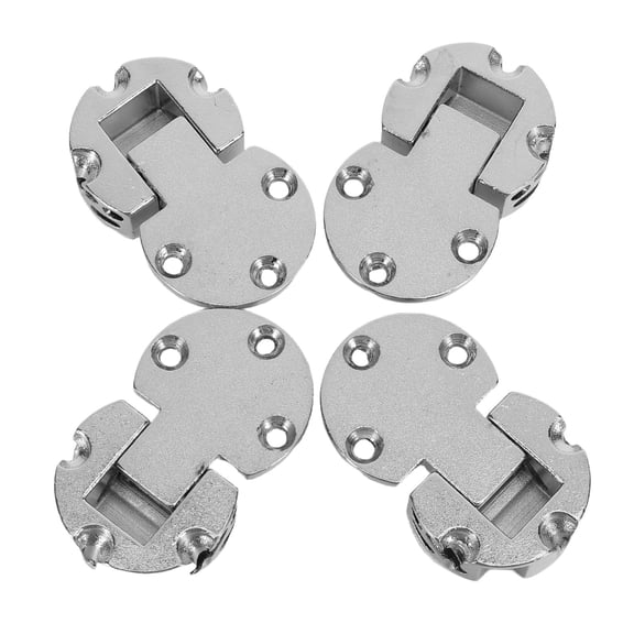 LITINKIMI 4Pcs Zinc Alloy Folding Table Hinges Smooth Quiet Operation for Drop Leaf Tables and Cabinets