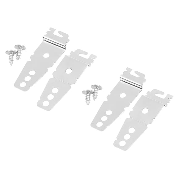 LITINKIMI 4pcs Dishwasher Side Brackets Metal Silver for Homeowners Prevent Shaking