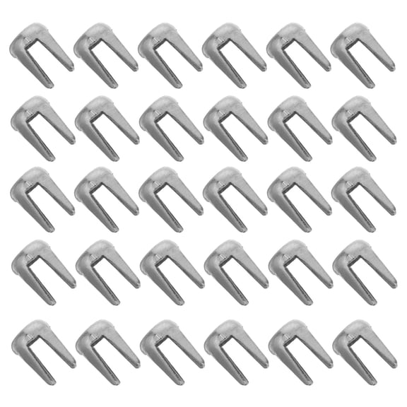 LITINKIMI 5000Pcs Plated Silver Stainless Steel Four Prong Dome Rivets for Leathercraft DIY Clothes Repair Studs
