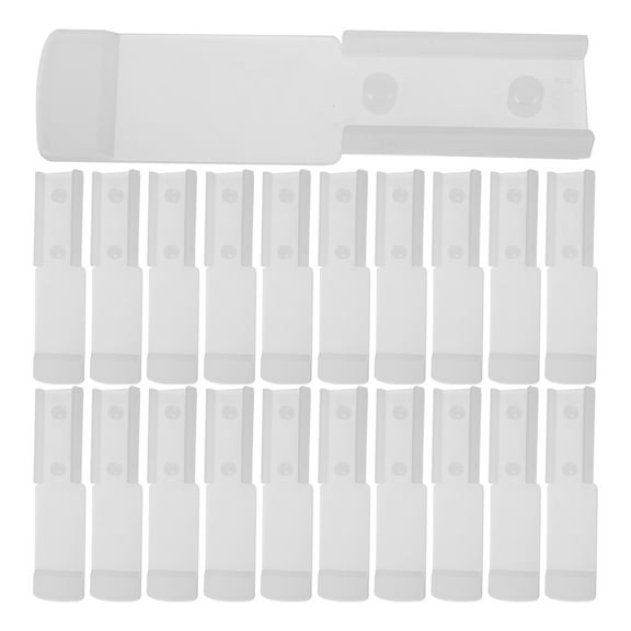 LITINKIMI 50Pcs Sofa Hinges Protector White Plastic Bed Hinges Shield for Home Use