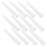 LITINKIMI 50pcs White Plastic Caulk Nozzles Screw Tips, Reusable Sealant Caps