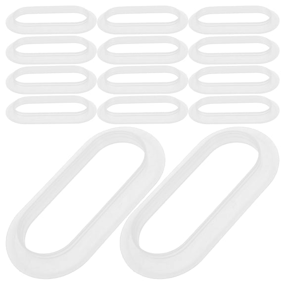 LITINKIMI 50Pcs White Plastic Grab Handles for Cardboard Box Secure Lifting and Moving Replacement