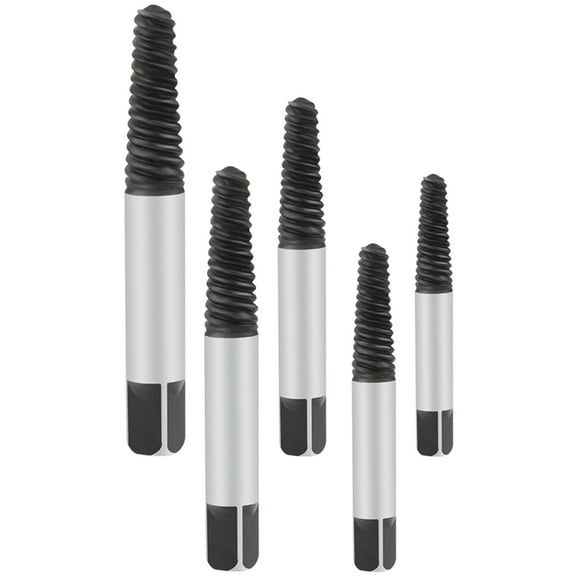 LITINKIMI 5Pcs Broken Screw Remover Tool for Screw Removal Tool Carbon Steel Compact Design Mechanical Tools Home Use